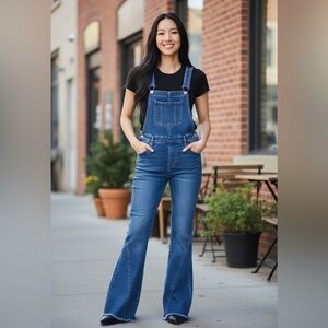 Blue Denim Women's Overalls